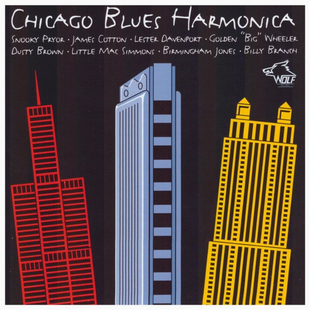 CHICAGO BLUES NICKEL PLATED DIATONIC HARMONICA    Model # KHCB-C